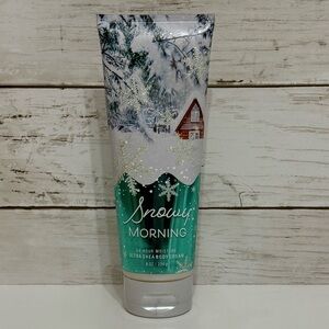 NEW RETIRED FRAGRANCE Bath & Body Works Snowy Morning Body Cream 8 oz PRICE FIRM